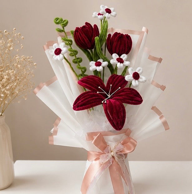 Crimson Bloom Bouquet