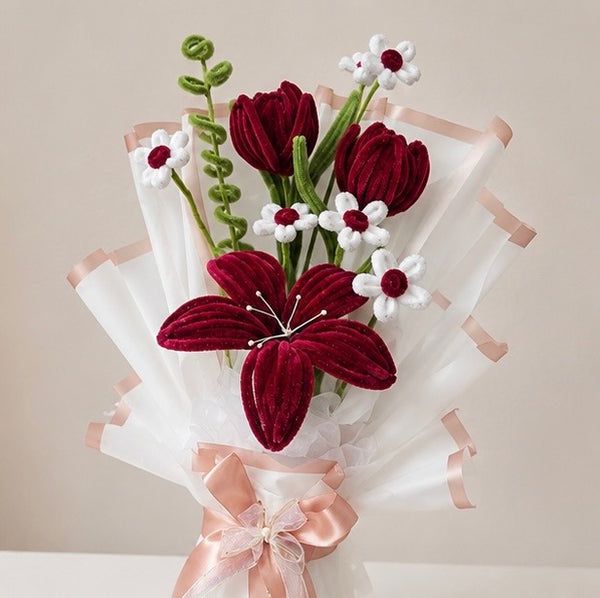 Crimson Bloom Bouquet