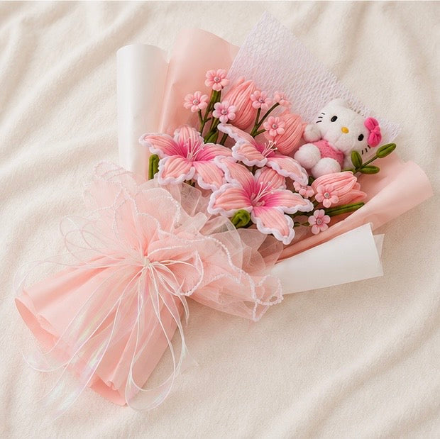 Hello Kitty Pink Bloom Bouquet