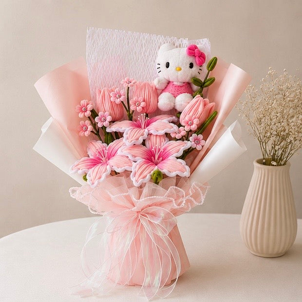 Hello Kitty Pink Bloom Bouquet