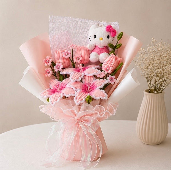 Hello Kitty Pink Bloom Bouquet