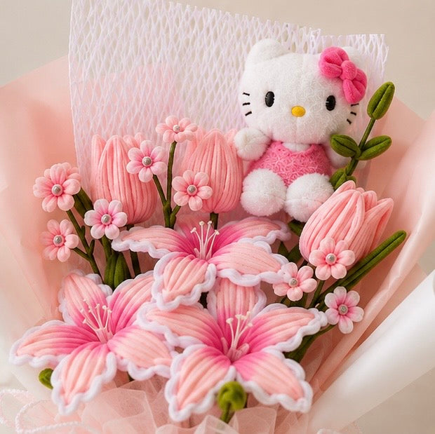 Hello Kitty Pink Bloom Bouquet
