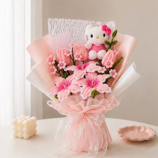 Hello Kitty Pink Bloom Bouquet
