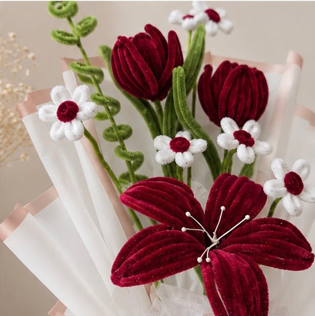 Crimson Bloom Bouquet