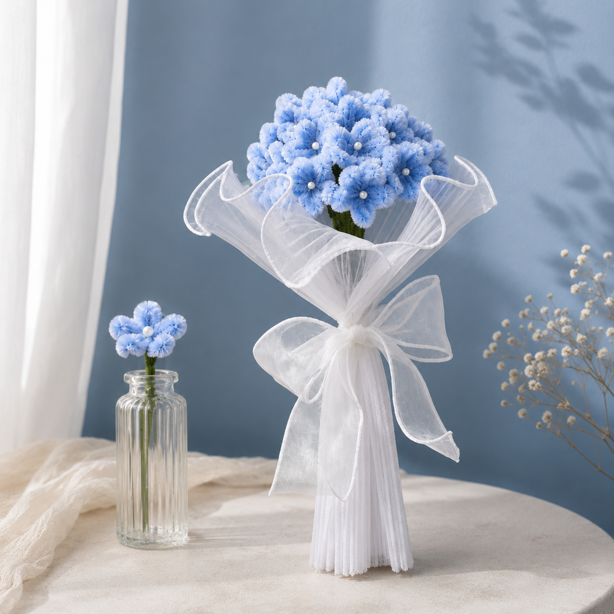 Cloud Bloom- Blue